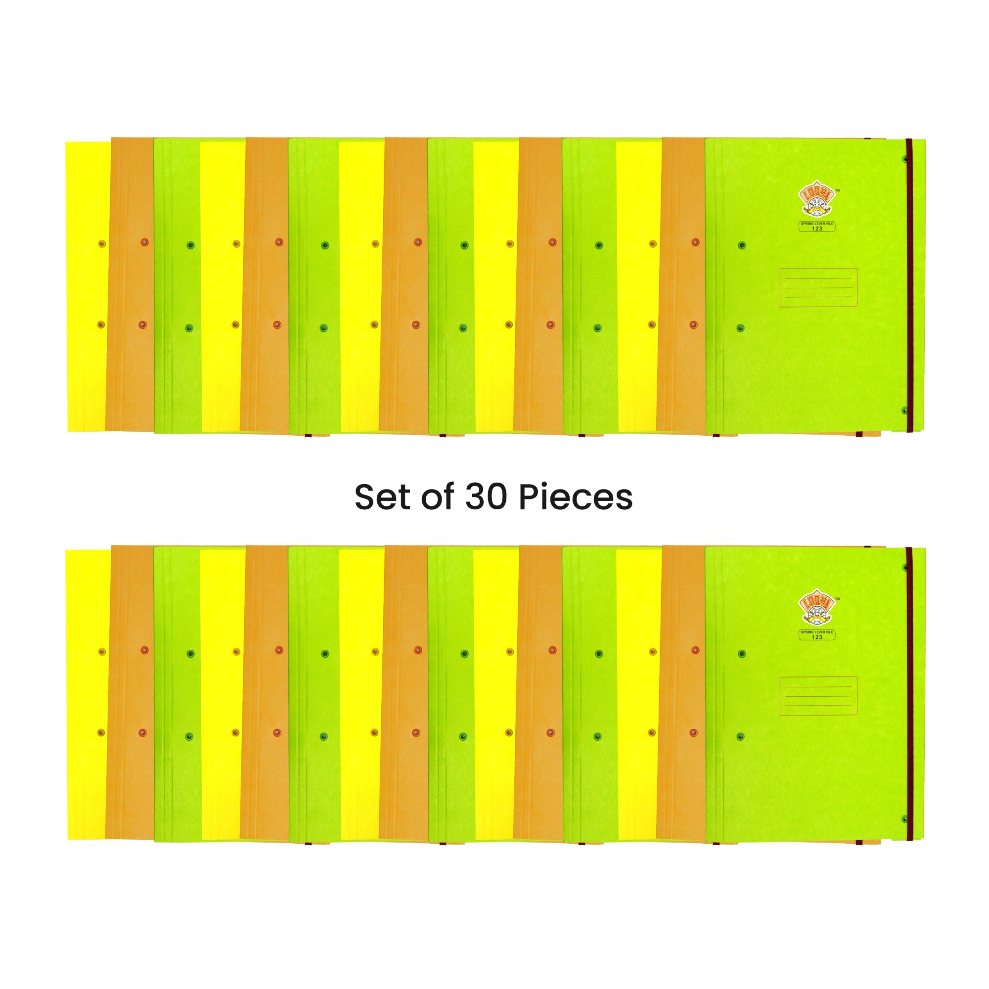 SPRING LEVER FILE  123 (Set of 30) | 10 X 13.5 Inches